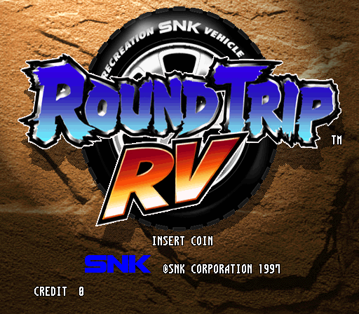 Roads Edge + Round Trip (rev.B) Title Screen